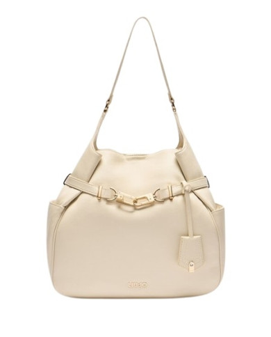 BORSA A SPALLA LIU JO DONNA ECS HOBO CREAM 32X14X31CM AA5048 E0037 X0459