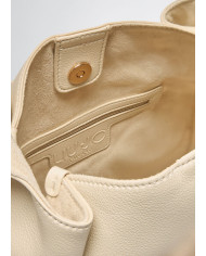 BORSA A SPALLA LIU JO DONNA ECS HOBO CREAM 32X14X31CM AA5048 E0037 X0459