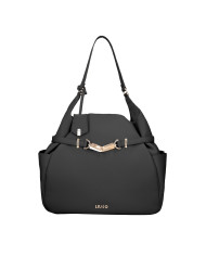 BORSA A SPALLA LIU JO DONNA ECS HOBO NERO 32X14X31CM AA5048 E0037 22222