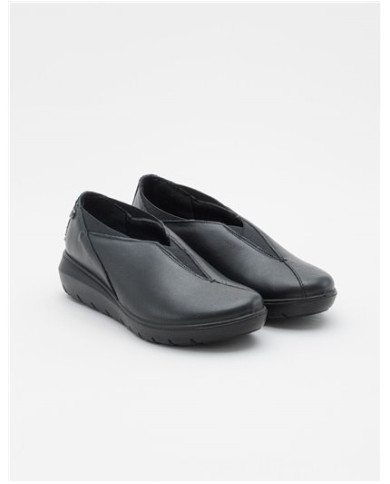 SLIP-ON ENVAL SOFT DONNA IN PELLE NERO 4767900