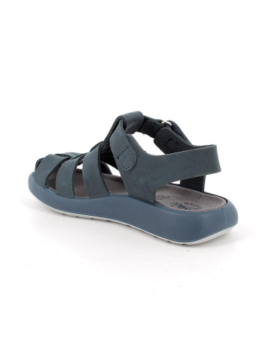 SANDALO PRIMIGI BAMBINO NABUK LISCIO  BLU 1395900           