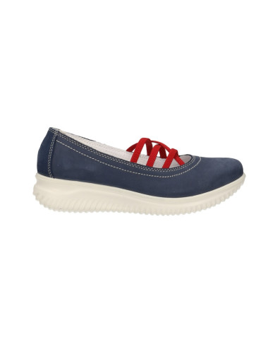 MOCASSINO ENVAL SOFT DONNA NABUK SOFT BLU 1760011