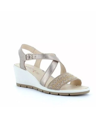 SANDALO CON ZEPPA ENVAL SOFT DONNA FIORE BOT LAM./CHAM,5282522