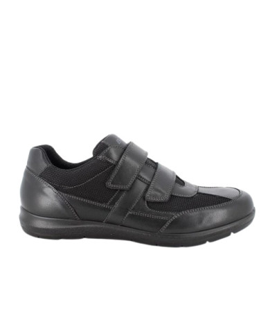 SNEAKERS ENVAL UOMO NAPPA SOFT/RETE NERO STRAPPI 5708400