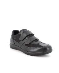 SNEAKERS ENVAL UOMO NAPPA SOFT/RETE NERO STRAPPI 5708400