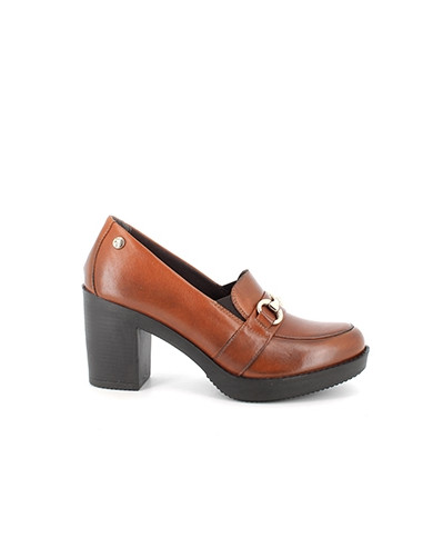 DECOLLETE' ENVAL SOFT DONNA IN PELLE COGNAC 4752922