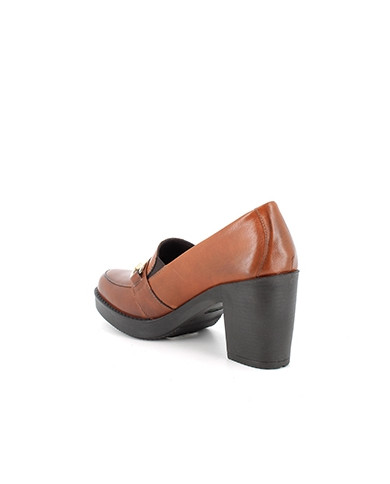 DECOLLETE' ENVAL SOFT DONNA IN PELLE COGNAC 4752922