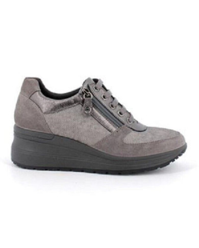 SNEAKERS ENVAL SOFT DONNA ZEPPA CAMOSCIO GRIGIO 4760311