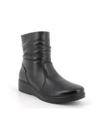 STIVALETTI CON ZEPPA ENVAL SOFT DONNA IN PELLE NERO 4763200