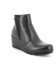 STIVALETTI CON ZEPPA ENVAL SOFT DONNA IN PELLE NERO 4763000