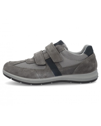 SNEAKERS ENVAL UOMO NAPPA SOFT/RETE ASFALTO STRAPPI 5708422