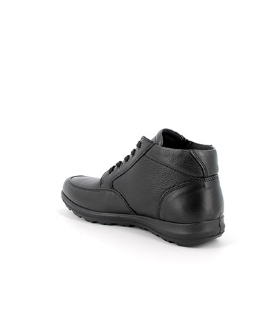 POLACCHINA ENVAL SOFT UOMO IN PELLE NERO ZIP 4706800