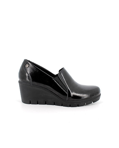 MOCASSINO SLIP-ON CON ZEPPA ENVAL SOFT DONNA IN PELLE NERO 4762811