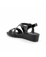 SANDALO CON ZEPPA ENVAL SOFT DONNA NAPLAK NERO 3762900