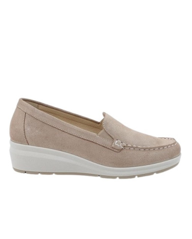 MOCASSINO ENVAL SOFT DONNA SCAM.BRINATO PLATINO 5754522