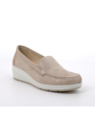 MOCASSINO ENVAL SOFT DONNA SCAM.BRINATO PLATINO 5754522