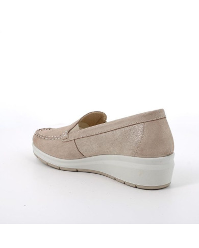 MOCASSINO ENVAL SOFT DONNA SCAM.BRINATO PLATINO 5754522