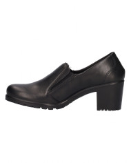 MOCASSINO CON TACCO ENVAL SOFT DONNA IN PELLE NERO 4751400