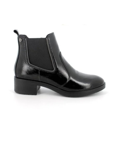 STIVALETTI ENVAL SOFT DONNA NERO ELASTICO E ZIP LATERALE 4750211