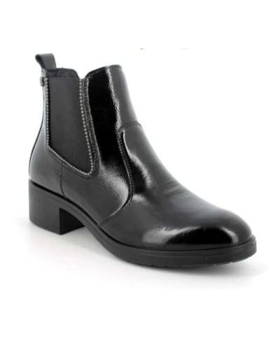 STIVALETTI ENVAL SOFT DONNA NERO ELASTICO E ZIP LATERALE 4750211