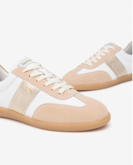 SNEAKERS NEROGIARDINI DONNA VELOUR FIORDALISO CILE BIANCO ETOILE ARGENTO NETTUNO OCEANO E512855D/623