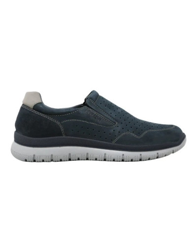 SNEAKERS SLIP-ON ENVAL SOFT UOMO PELLE SCAMOSCIATA BLU 5729611