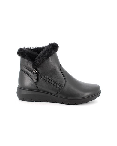 STIVALETTO CON ZEPPA ENVAL SOFT DONNA IN PELLE NERO 4767600