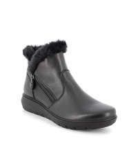STIVALETTO CON ZEPPA ENVAL SOFT DONNA IN PELLE NERO 4767600