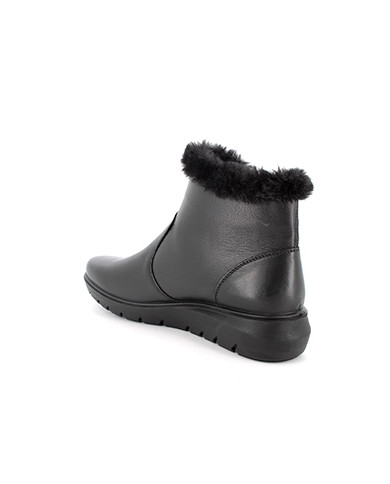 STIVALETTO CON ZEPPA ENVAL SOFT DONNA IN PELLE NERO 4767600