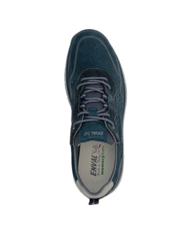 SNEAKERS ENVAL SOFT UOMO NABUK GUM BLU 5729500