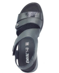 SANDALO CON ZEPPA ENVAL SOFT DONNA NAPPA SOFT  NERO 5781000