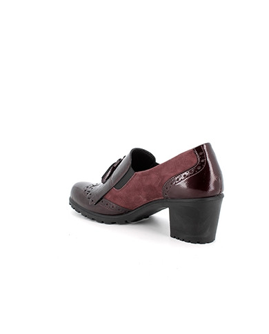 MOCASSINI CON TACCO ENVAL SOFT DONNA BORDEAUX 4751522