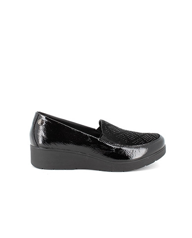 SLIP-ON ENVAL SOFT DONNA IN PELLE NERO 4755200