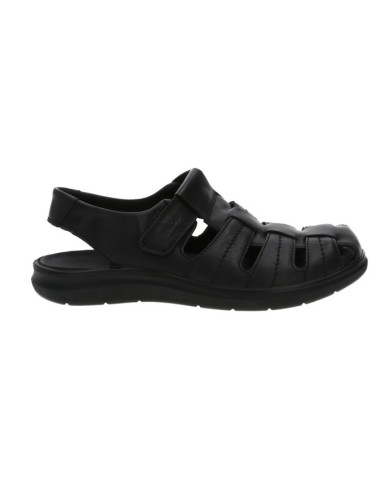 SANDALO ENVAL SOFT UOMO NAPPA SOFT VELCRO NERO 3720300