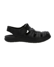 SANDALO ENVAL SOFT UOMO NAPPA SOFT VELCRO NERO 3720300