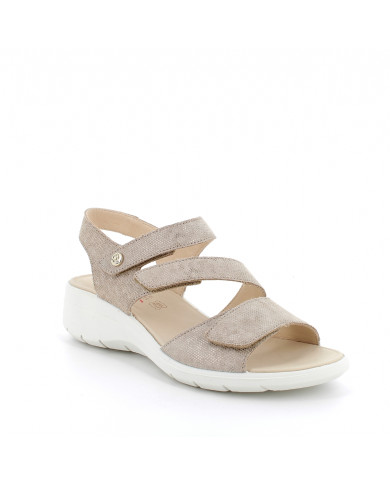 SANDALO CON ZEPPA ENVAL SOFT DONNA SCAM.AFRODITE BEIGE 3764422