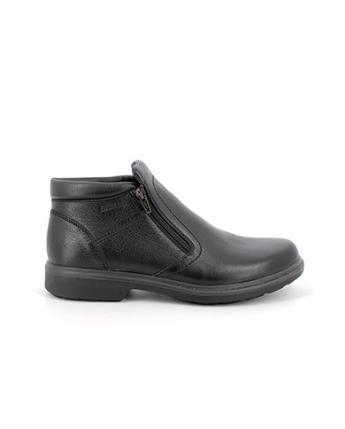 POLACCHINA ENVAL SOFT UOMO IN PELLE NERO ZIP 4700500