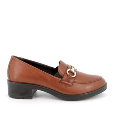 MOCASSINO CON TACCO ENVAL SOFT  DONNA VITELLO ANTIK COGNAC 2752133