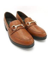 MOCASSINO CON TACCO ENVAL SOFT  DONNA VITELLO ANTIK COGNAC 2752133