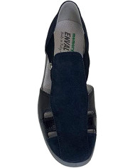 SANDALO CON ZEPPA ENVAL SOFT DONNA CAPRA BLU NOTTE SCAMOSCIATO 5260400