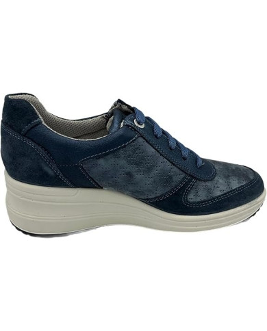 SNEAKERS ENVAL SOFT DONNA CAPRA PERL.NUV. BLU 5760711