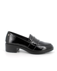 MOCASSINO ENVAL SOFT DONNA IN PELLE NERO TACCO 4,5 CM 4750011
