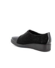 SCARPA CON ZEPPA ENVAL SOFT DONNA IN PELLE NERO VELCRO 4755300