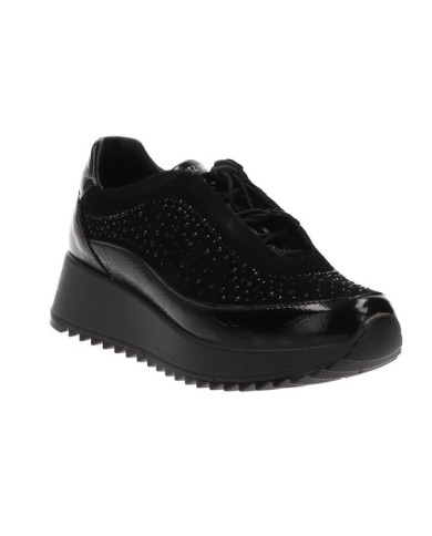 SNEAKERS ENVAL SOFT DONNA IN PELLE NERO 4774700