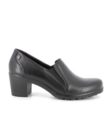 SLIP-ON ENVAL SOFT DONNA IN PELLE NERO CON TACCO 6,3CM 6754800