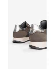 SNEAKERS NEROGIARDINI DONNA VELOUR COLORE CEMENTO TOMAIA GRIGIA I205181D/120