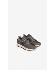 SNEAKERS NEROGIARDINI DONNA VELOUR COLORE CEMENTO TOMAIA GRIGIA I205181D/120