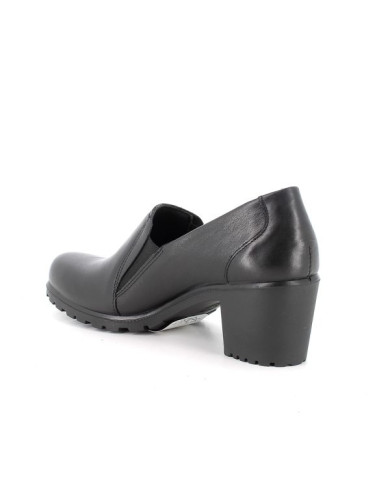 SLIP-ON ENVAL SOFT DONNA IN PELLE NERO CON TACCO 6,3CM 6754800