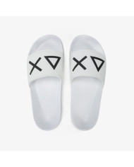 CIABATTE SUN68 UOMO FOOTWEAR ADULT SLIPPERS LOGO SLIPPERS BIANCO X35102 01