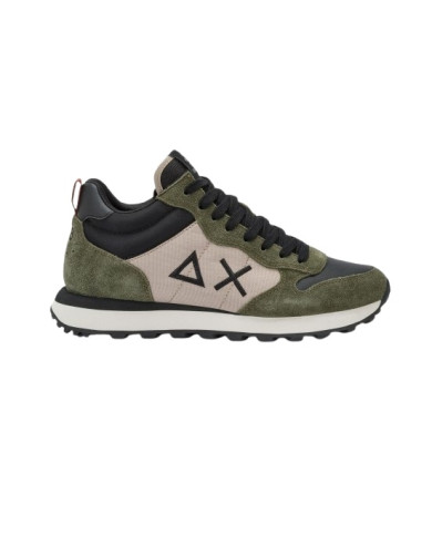 SNEAKERS UOMO SUN68 SHOE TOM 2.0 SOLID MID MILITARE SCURO Z45109 74